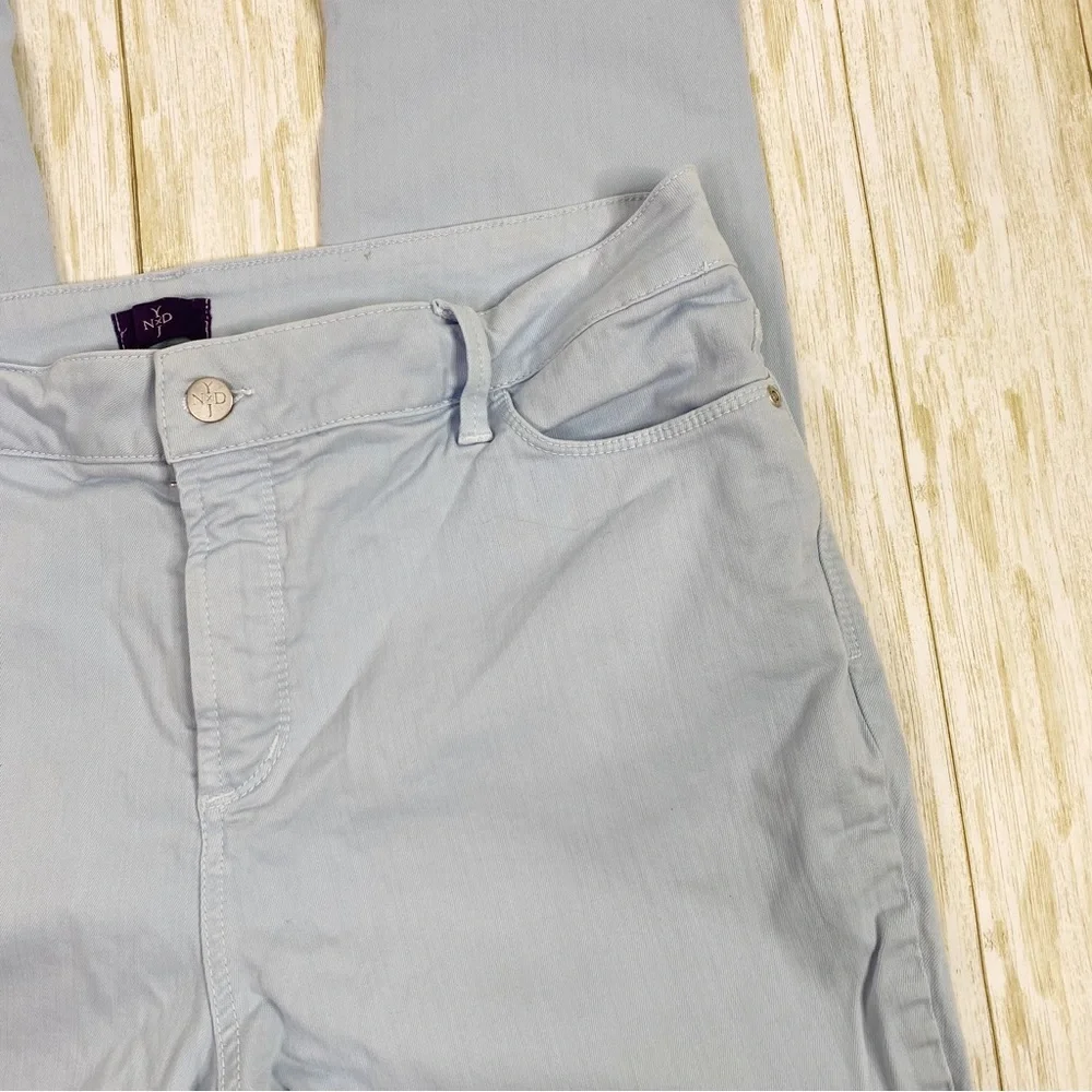 NYDJ Powder Blue Denim Ankle Jeans
